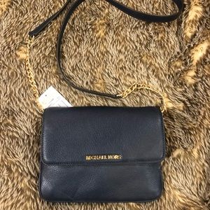 Michael Kors cross body navy NWT